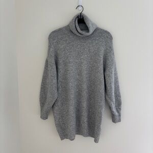 Mango Gray Turtleneck Sweater